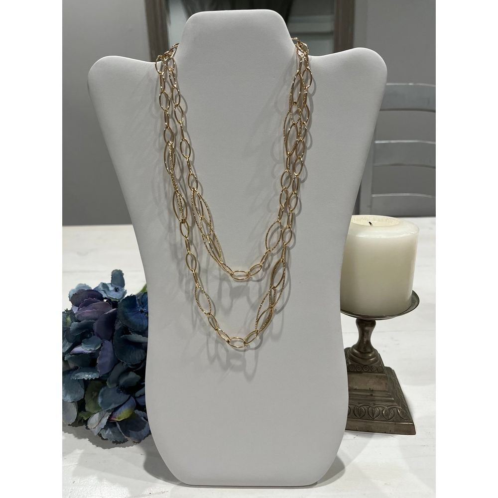 Like new! Necklace Anne Klein long‎ gold tone necklace